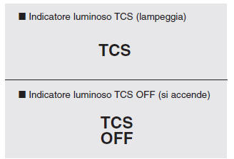 Sistema di controllo della trazione (se in dotazione)