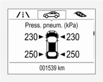 Sistema di monitoraggio pressione pneumatici